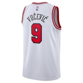 NBA Chicago Bulls Trikot Nikola Vucevic 9 Nike 2022-23 Association Edition Weiß Swingman - Herren
